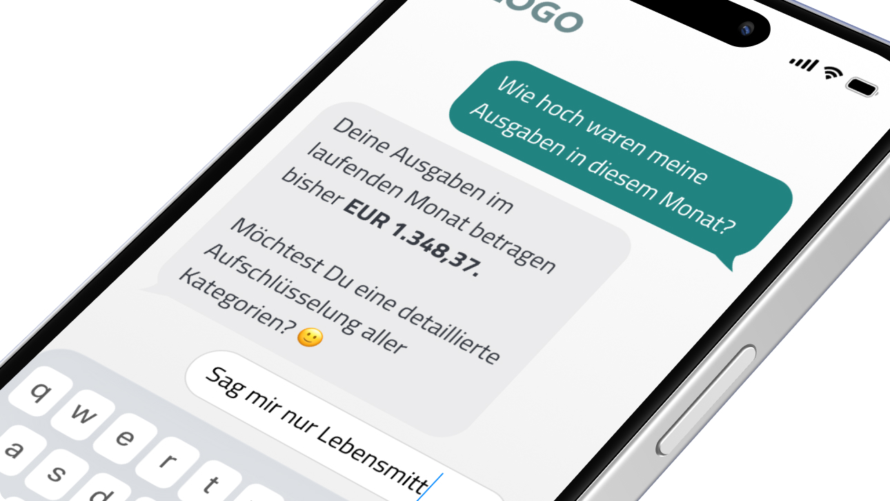Screenshot einer Chat-Anwendung mit LLM/Connect