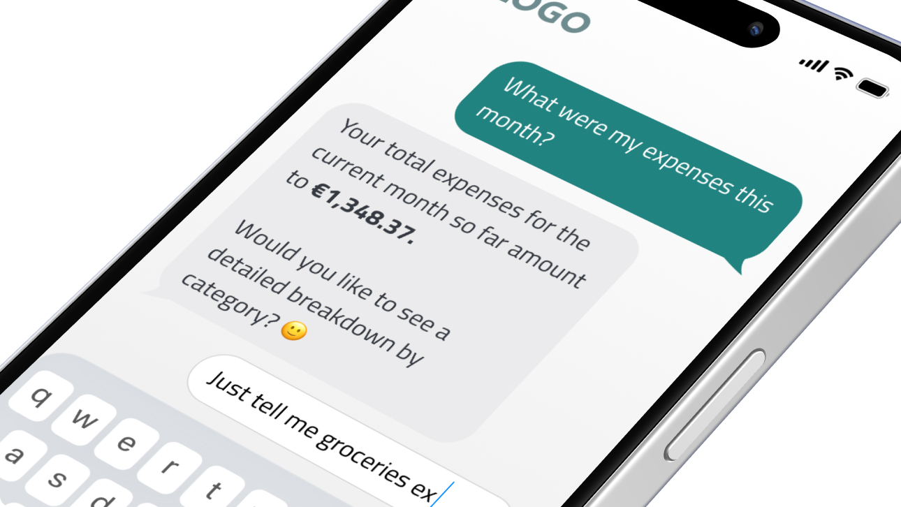 Screenshot einer Chat-Anwendung mit LLM/Connect